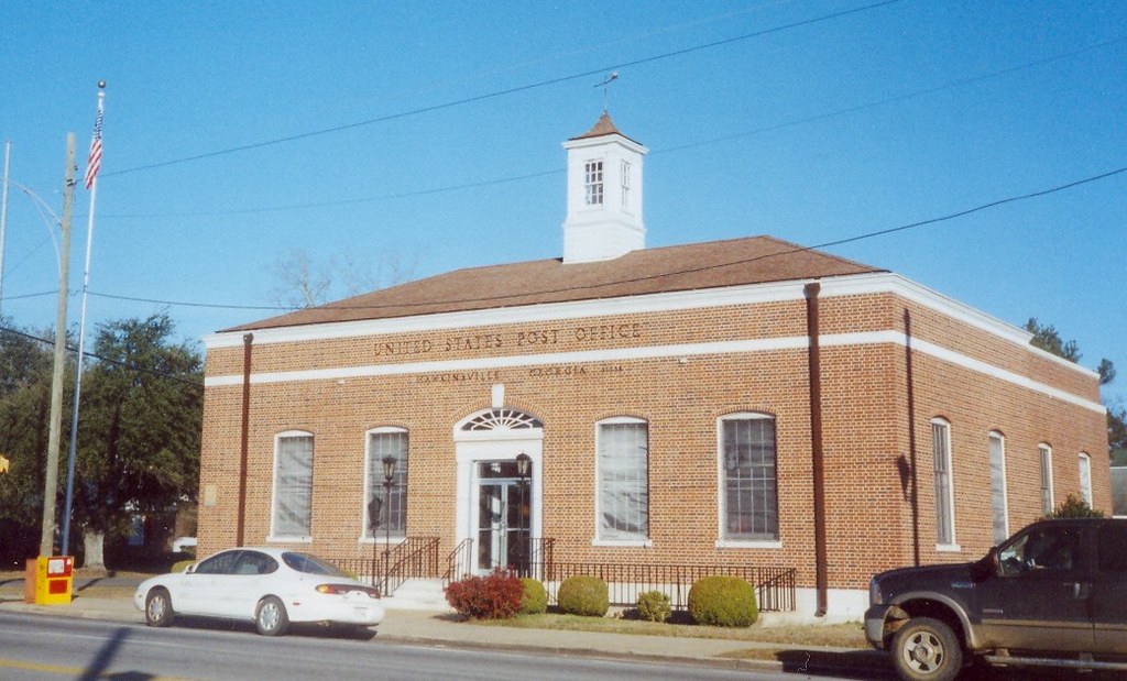 Hawkinsville, 31036 Post office built in 1937. Flickr