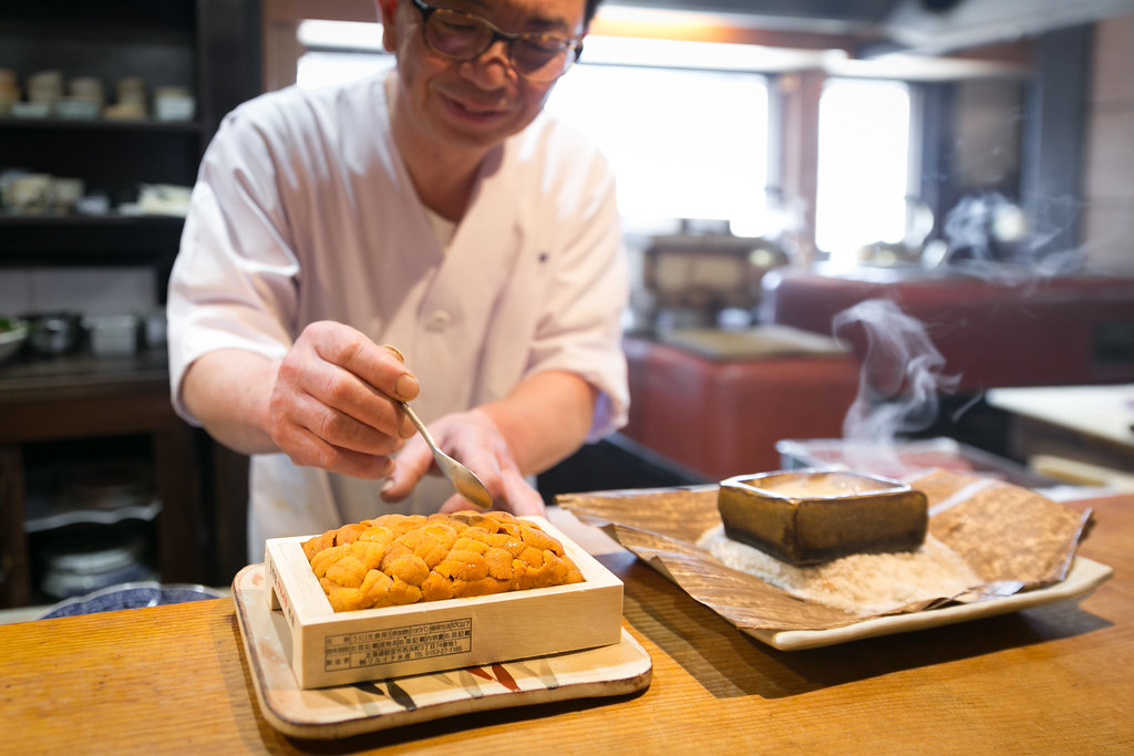 Box of uni Tempura Matsu, Kyoto, JP Date Visited March 30… Flickr