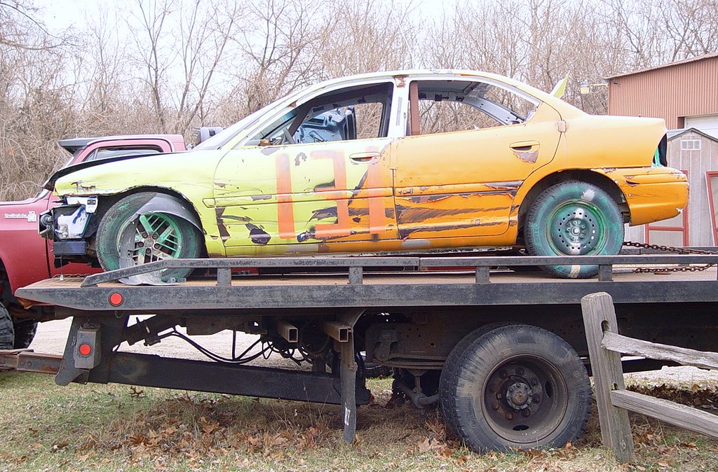 Custom Race Car At Old Auto Parts Service Shop Allegan, … Flickr