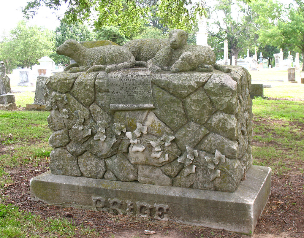 flock headstone Evergreen Cemetery, Paris, Texas. Check ou… Flickr
