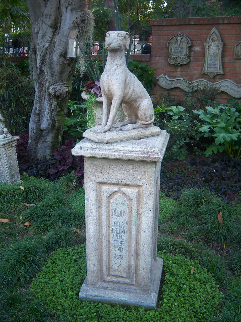 Buddy The Dog in the Pet Cemetery at the Haunted Mansion Flickr