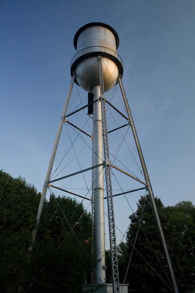 Water Tower Trade Street Water Tower in Hope Mills, NC Chris Short
