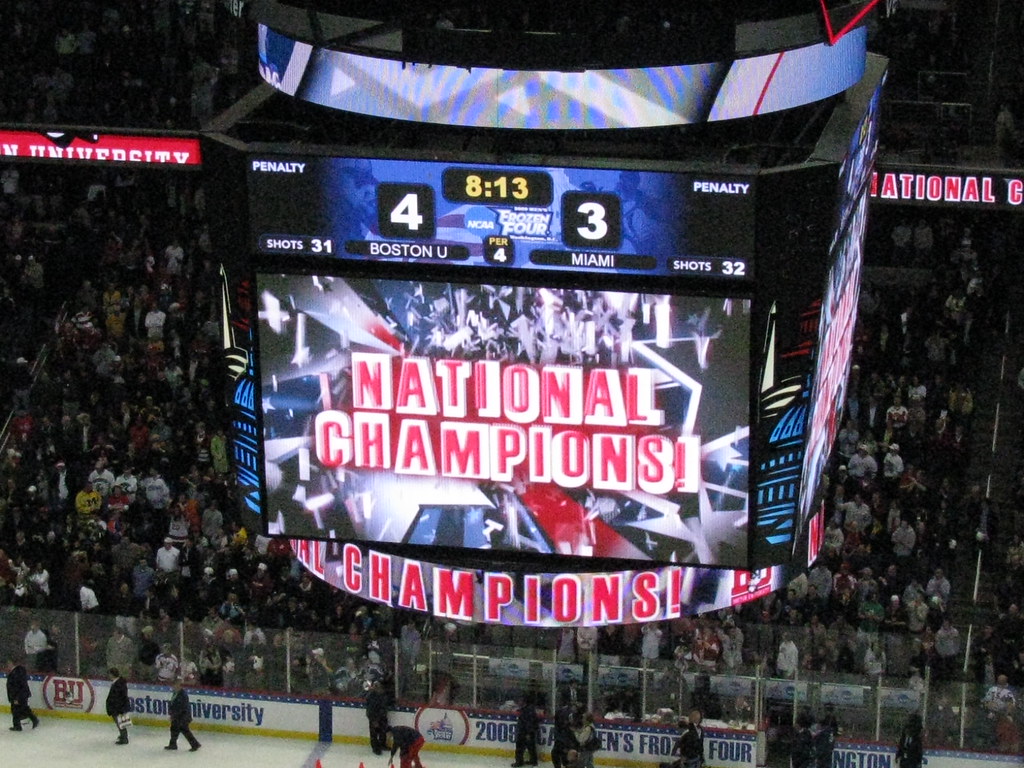 Frozen Four Championship Game 137 KingClancyKolzig Flickr