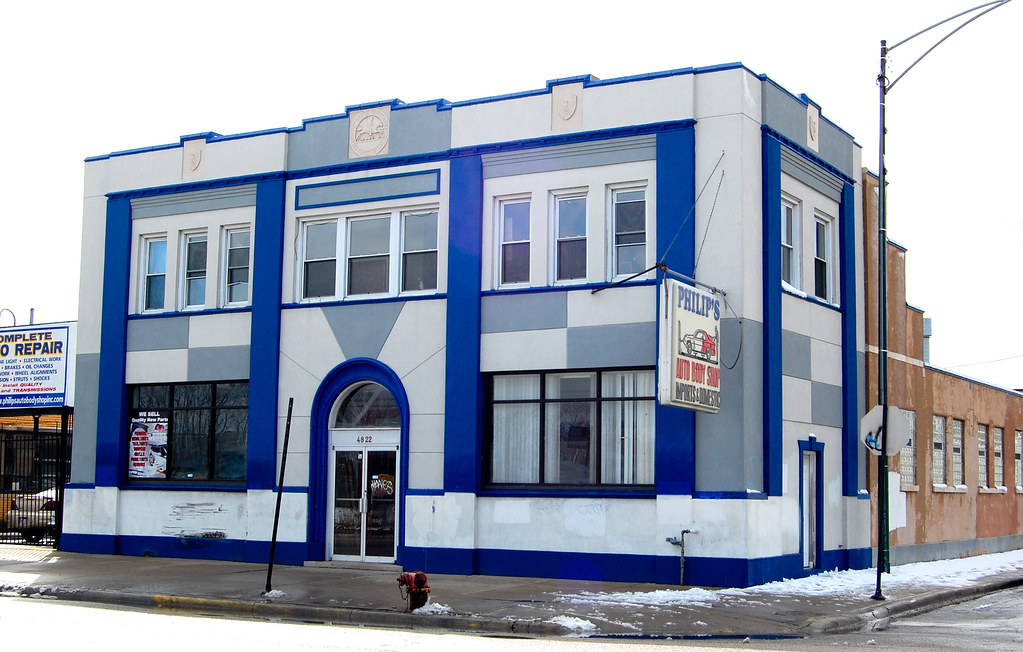 Philip's Auto Body Shop 4822 S Kedzie Avenue (1929) Former… Flickr