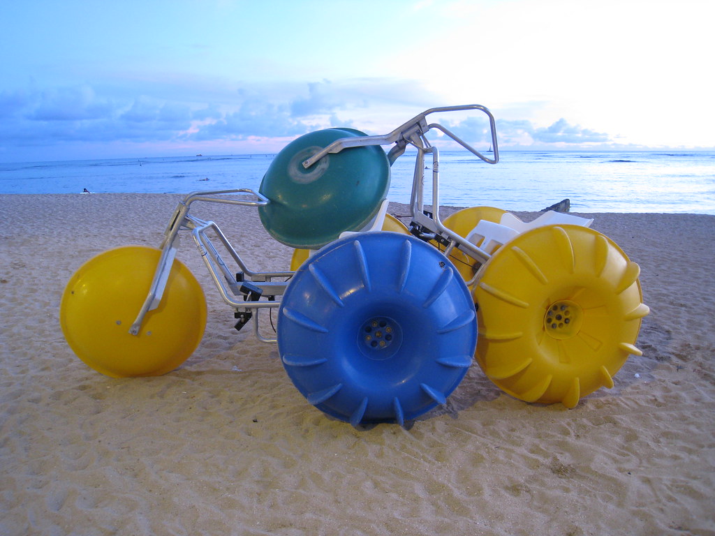 Beach Buggies "water bike" Waikiki Beach KenJet Flickr