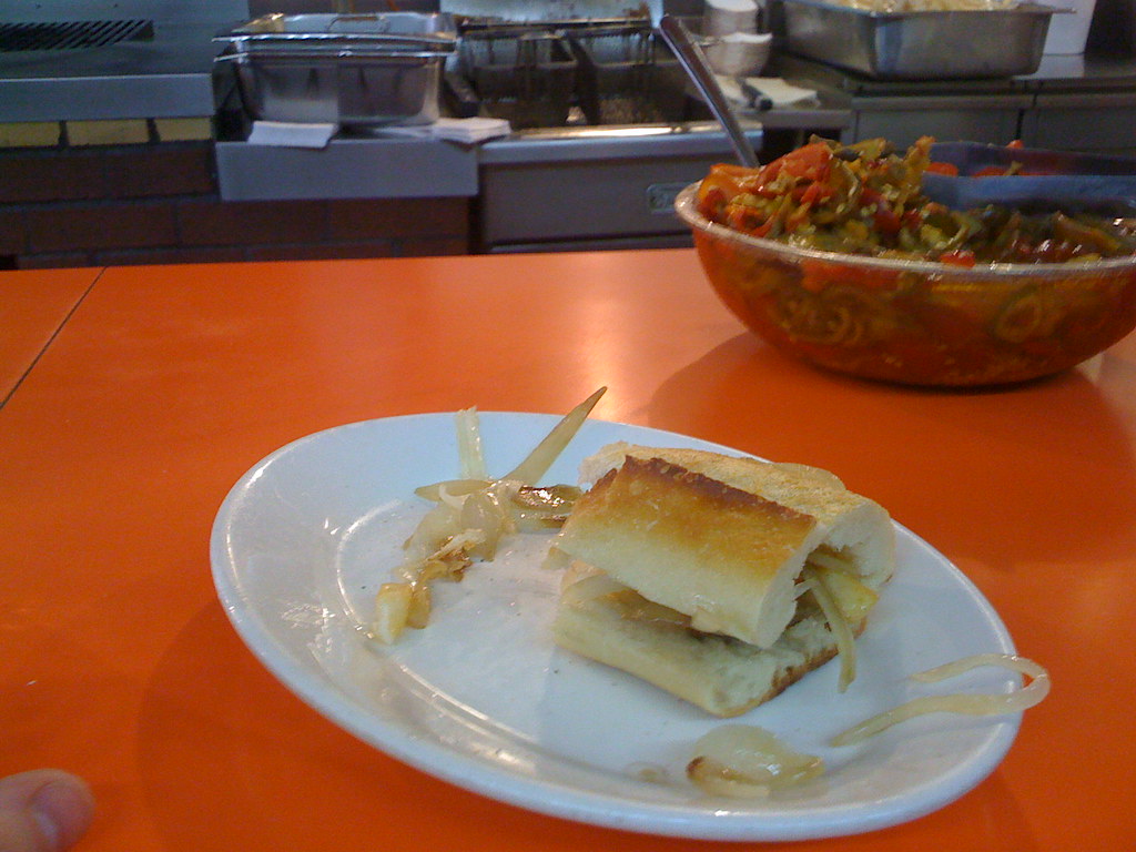 Piccolos Hoboken Famous for cheesesteaks. Piccolos is famo… Flickr