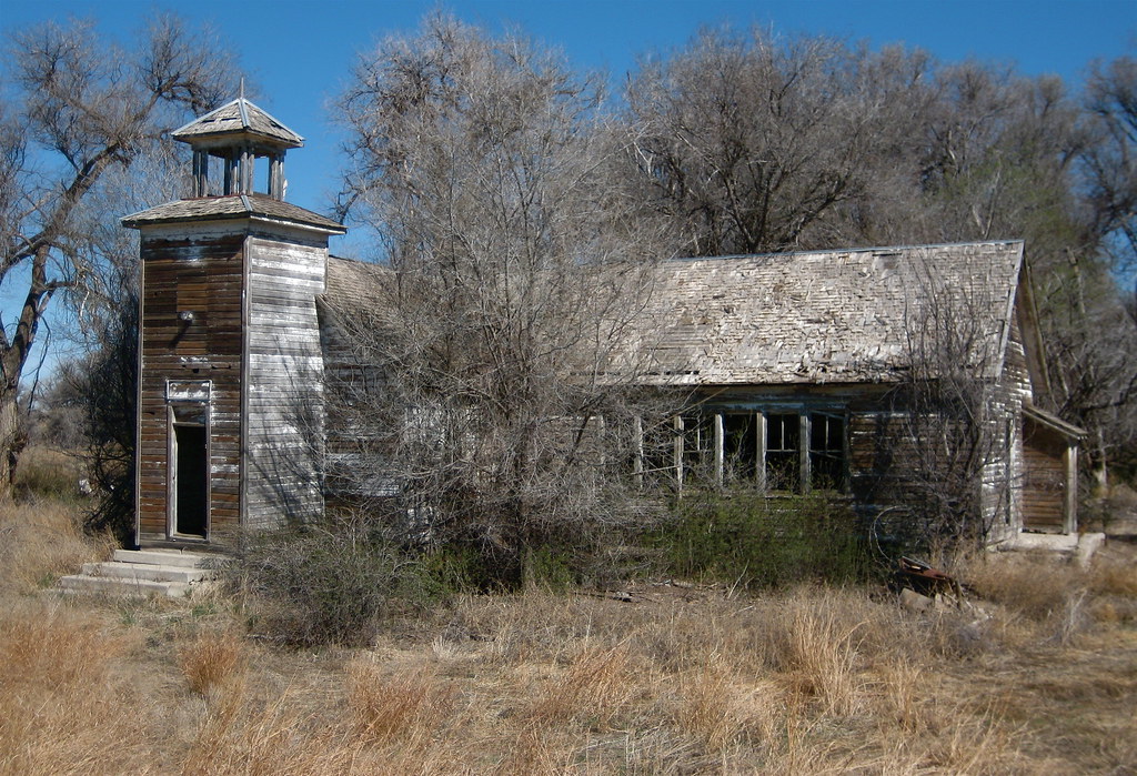 Abandoned Church, Rural Nebraska The Lord left these premi… Flickr