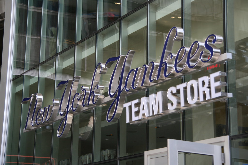 Yankees Team Store entrance Yankee Stadium Peter Bond Flickr