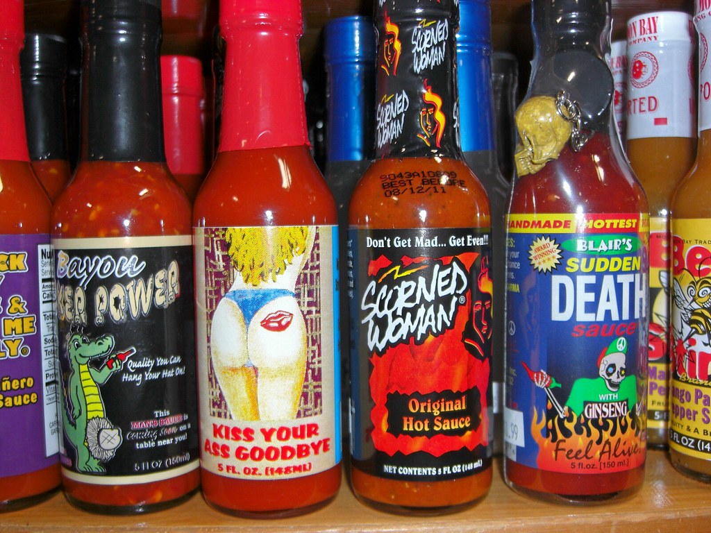 Hot Sauces 1 Bayou Pecker Power, Kiss Your Ass Goodbye, Sc… Flickr