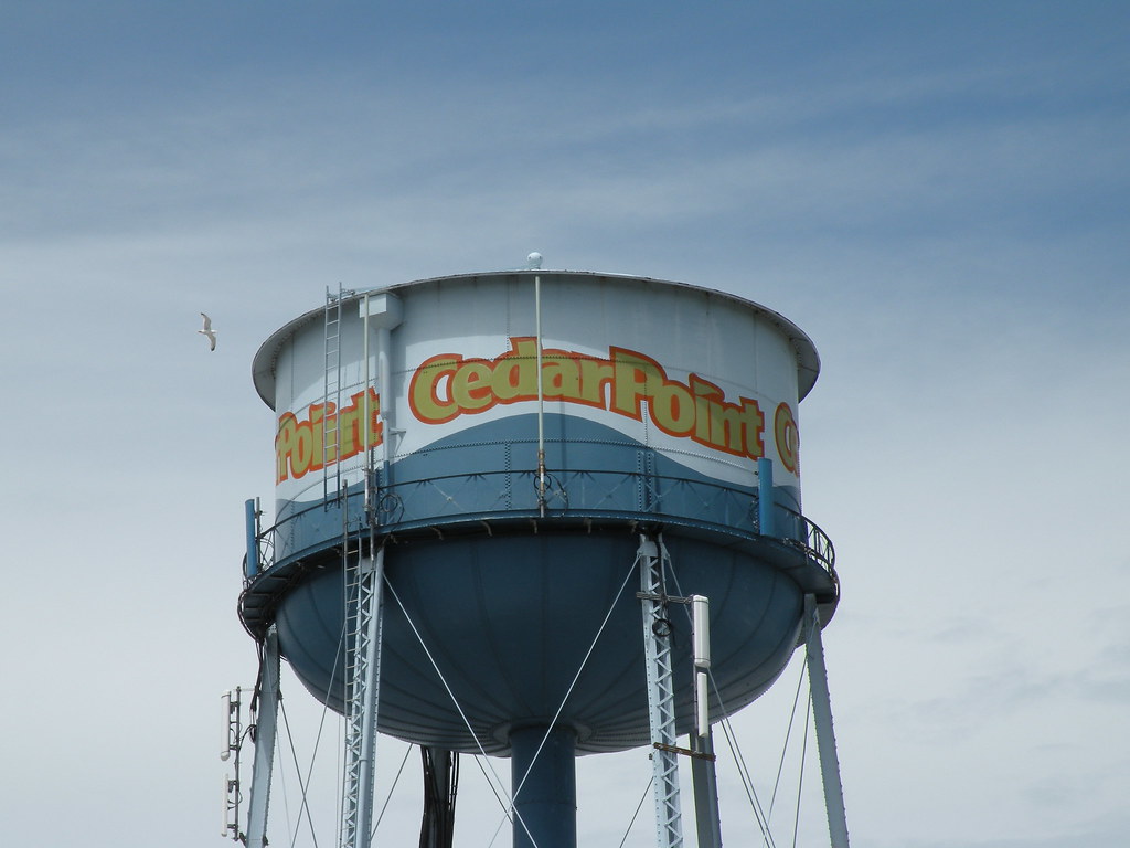 Cedar Point Water Tower Cedar Point Amusement Park Flickr