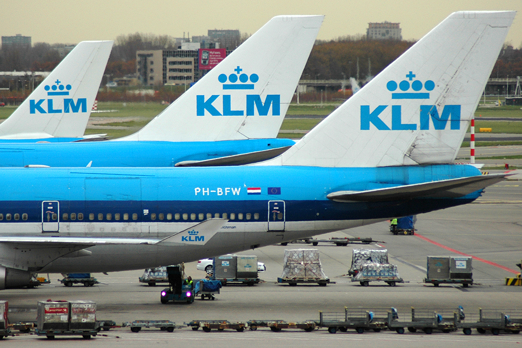 KLM Blue Wales with Tales KLM's fleet of Boeing 747400CF'… Flickr