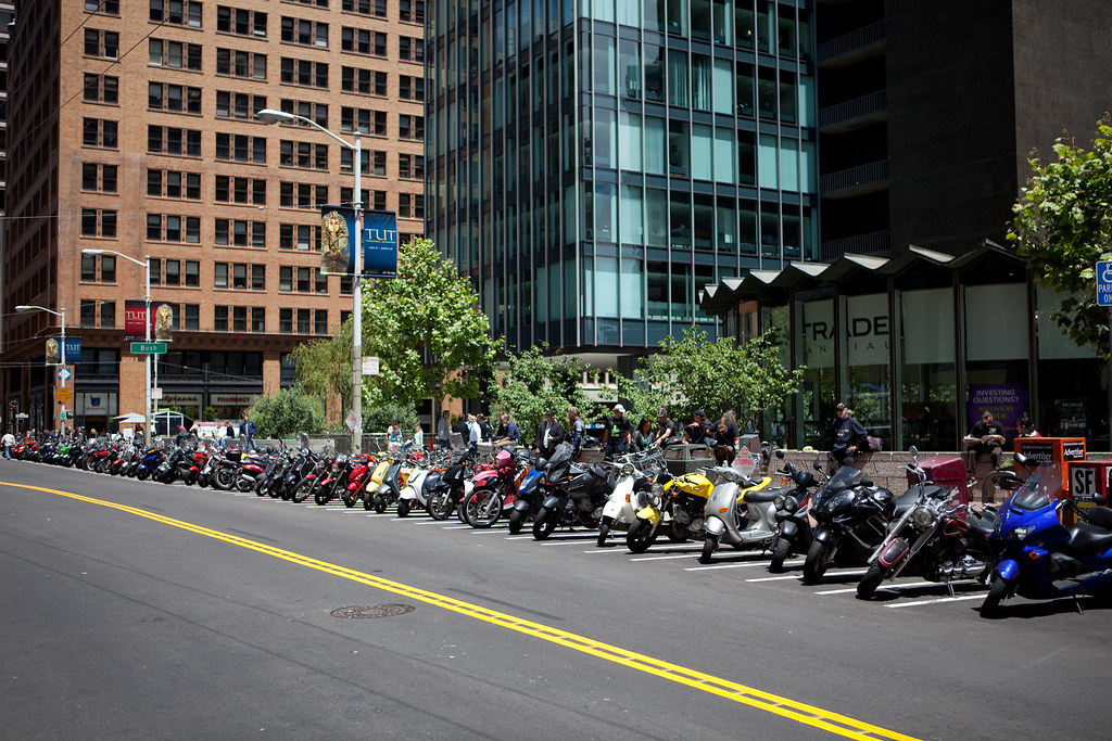 San Francisco Motorcycle Parking Flickr