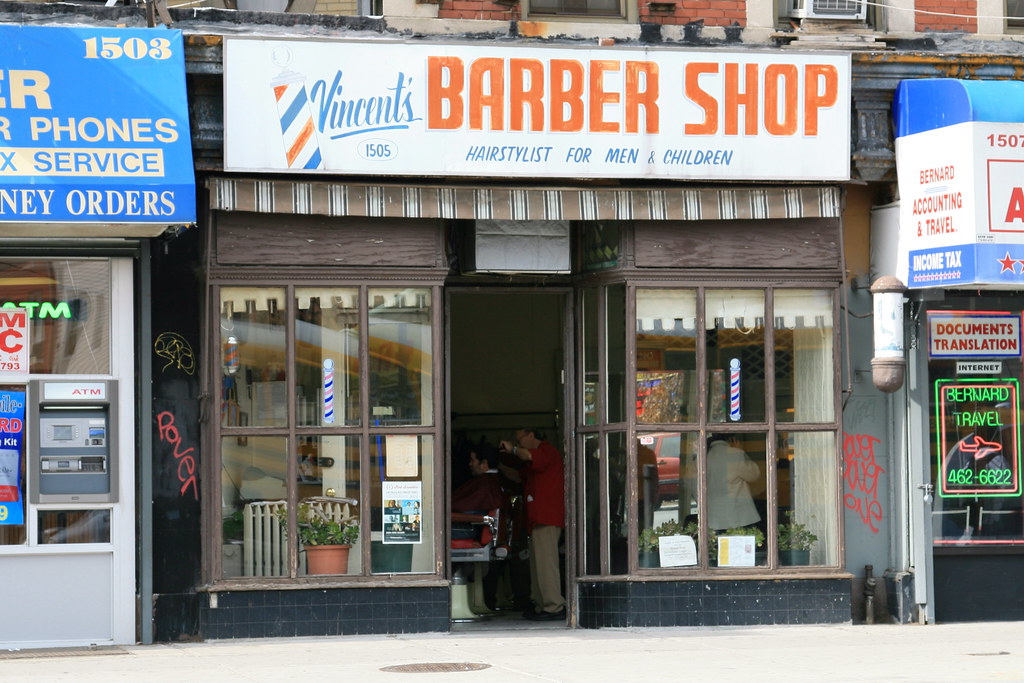Vincent's Barber Shop, Ditmas Park Brooklyn Dave Cook Flickr