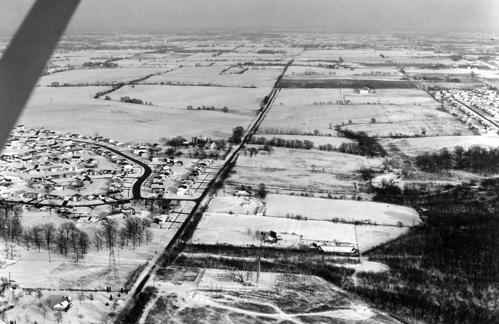 Aerial Photo Aerial photo of Woodridge, IL early 1970s. Woodridge