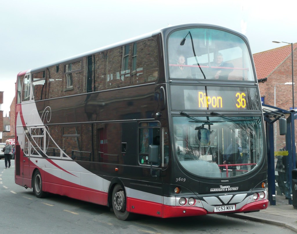 3609 Seen here in Ripon on a busy afternoon on route 36 Gary Steel