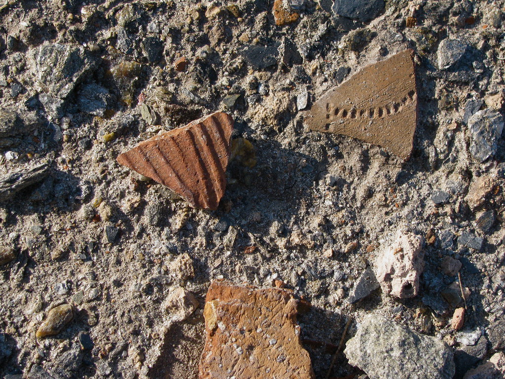 Pottery Shards Pottery shards from the big mound near Jala… Flickr