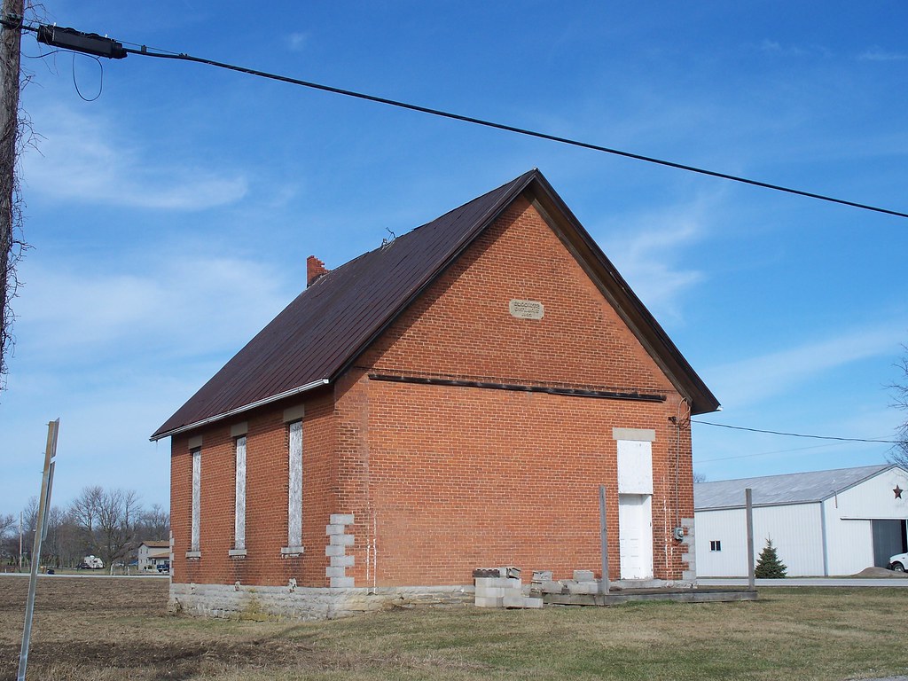 OH Bloomville Schoolhouse Old brick schoolhouse near Blo… Flickr