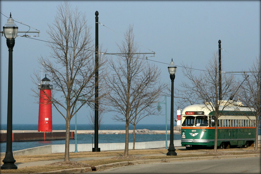 Lake Michigan Shore, Kenosha Wisconsin Kenosha Trolley O t… Flickr