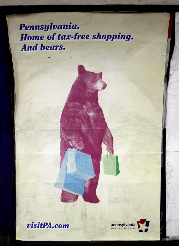 Pennsylvania. Home of Free TaxFree Shopping. And bears. Flickr