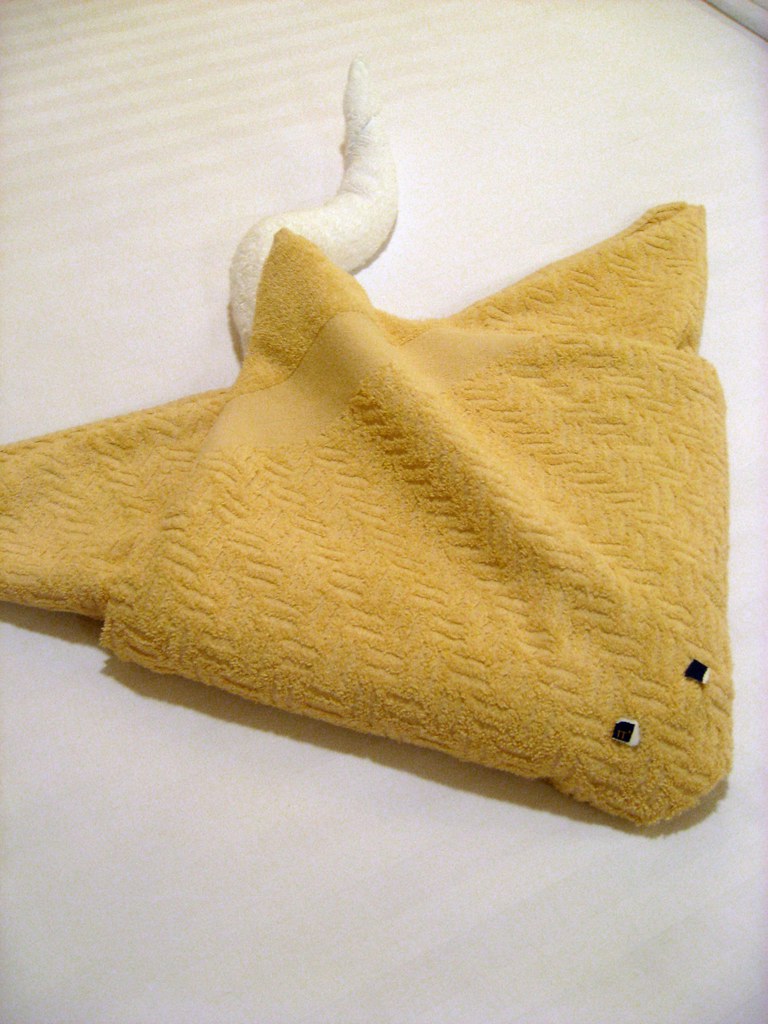 Stingray Towel How fitting to find this creature on my sta… Flickr