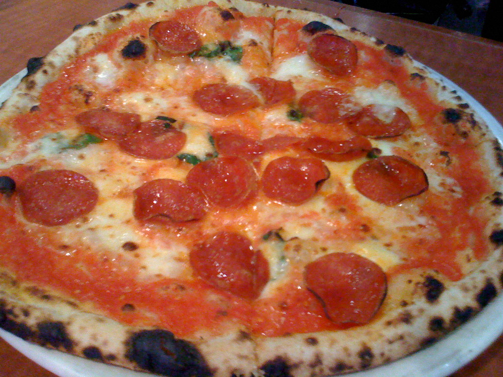 Pizzeria Picco in Larkspur, CA Pepperoni and Basil Pizza… Flickr