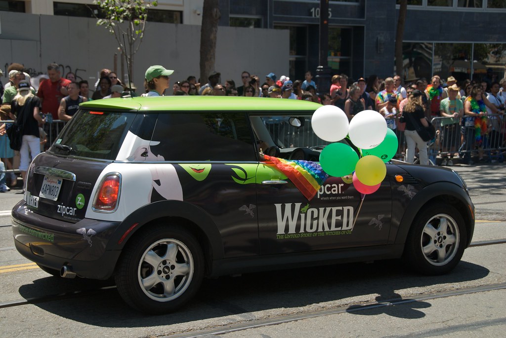 Zipcar & Wicked at San Francisco Pride Parade 2009 Flickr