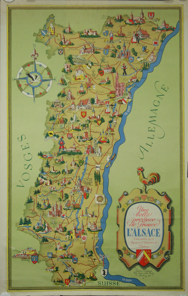 Carte de "La belle province" de France en 1951 Carte de La… Flickr