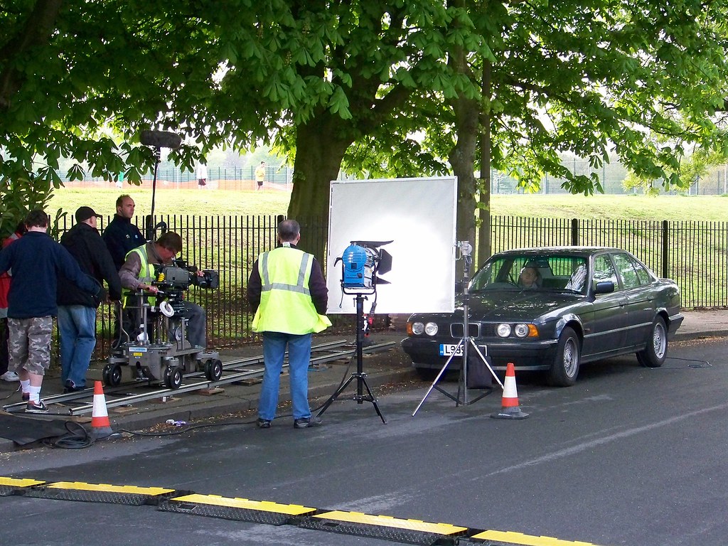 filming an episode of the street manor road, salford broady Flickr