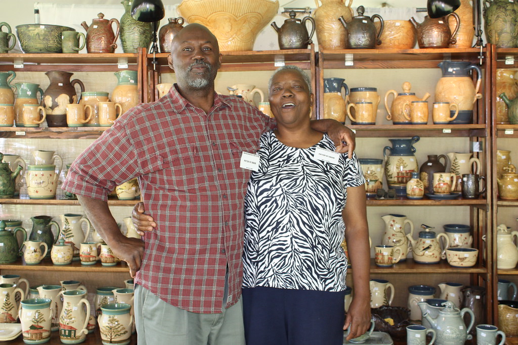 Winton & Rosa Eugene With Their Pottery Winton & Rose Euge… Flickr