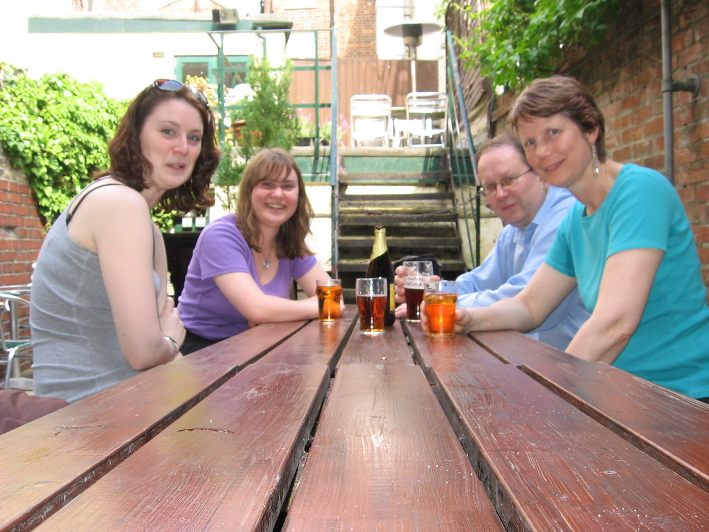 Us nearing the final leg of the Oxford Pub Crawl The Turf … Flickr