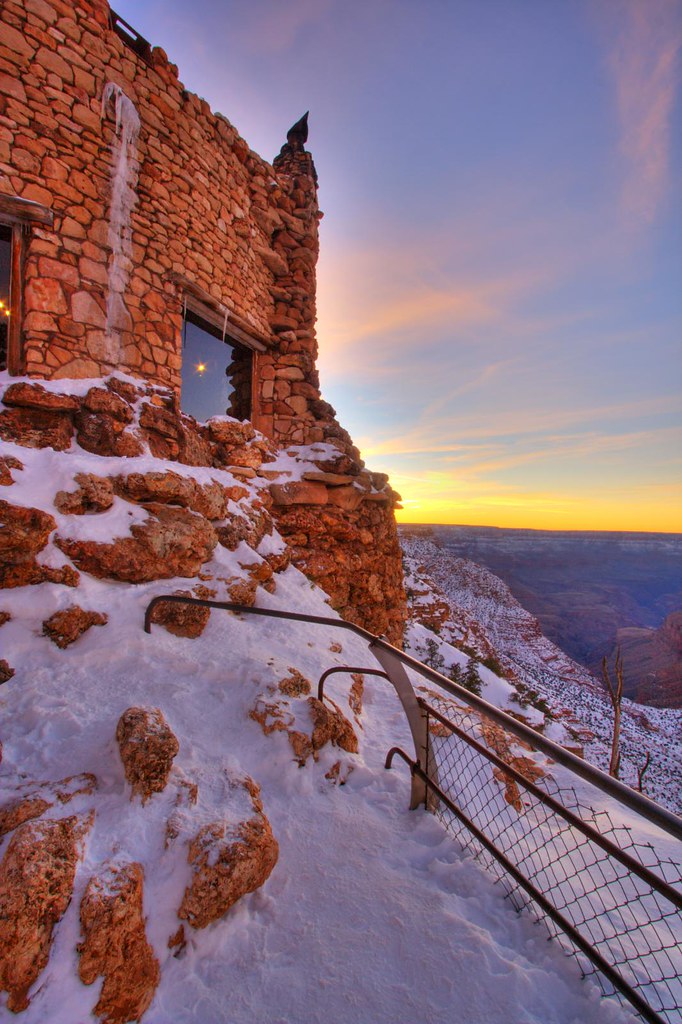 Desert View lookout point Desert view point at sunset in G… Flickr