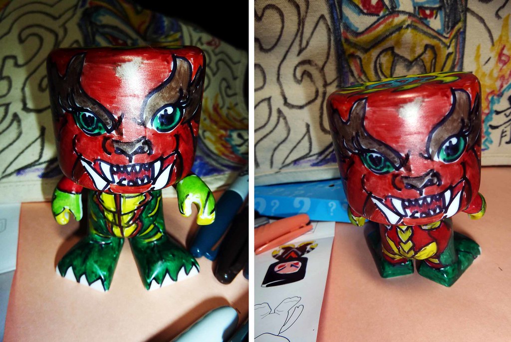 RoseArt Color Blanks Altered Beast Blog entry. Alberto Flickr