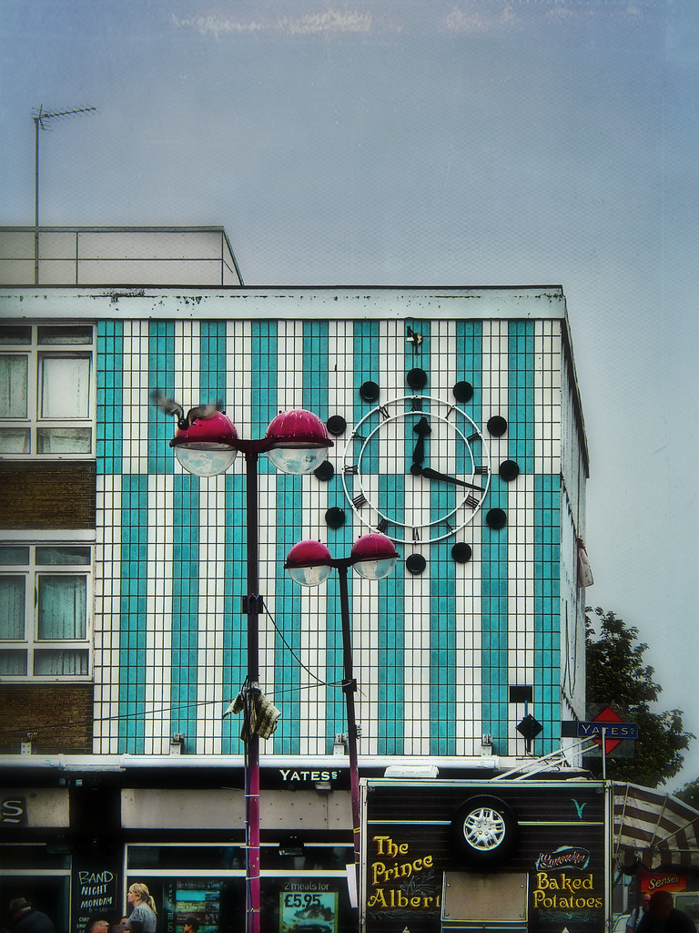 harlow town clock Despite having grown up in the godforsak… Flickr