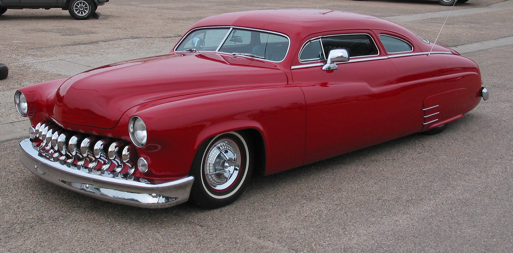 mercury custom At Hoxie Kansas Rod Run June 20 2009 whitewall buick