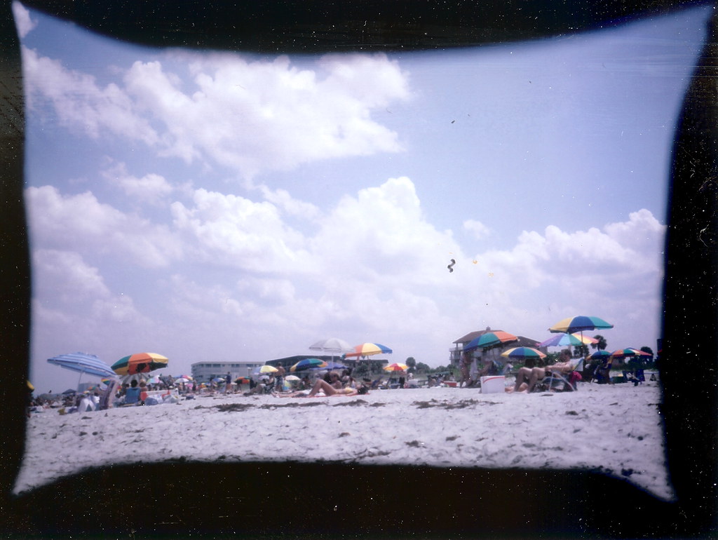 Cocoa Beach Umbrellas Cocoa Beach, Florida, on a sunny May… Flickr