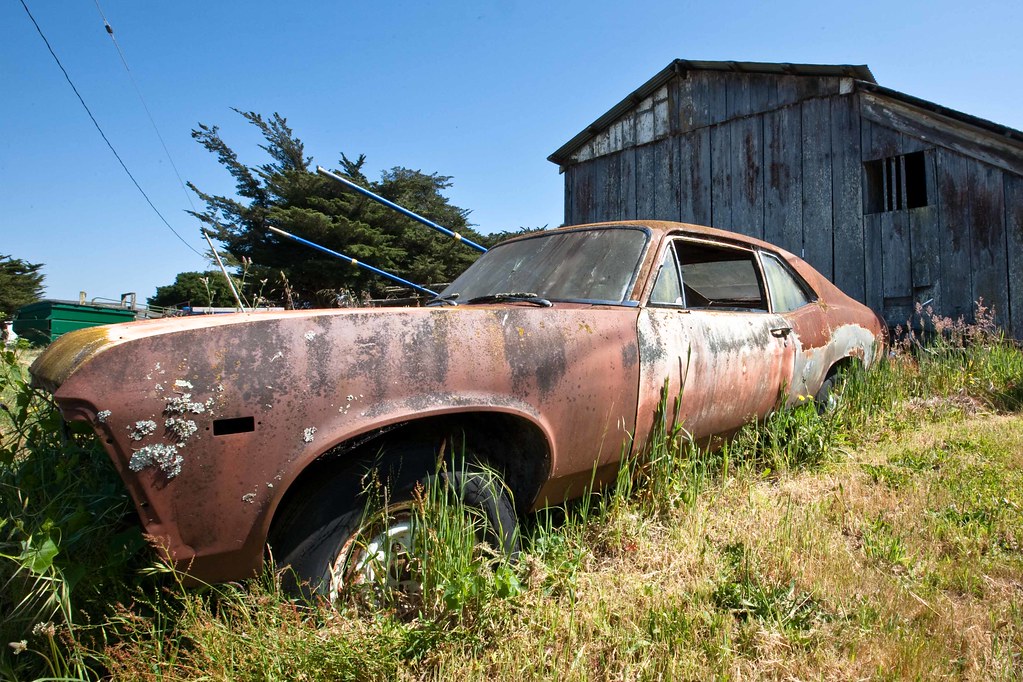 Rusty Car Sonoma County. Tony's Place. Tom Moyer Flickr
