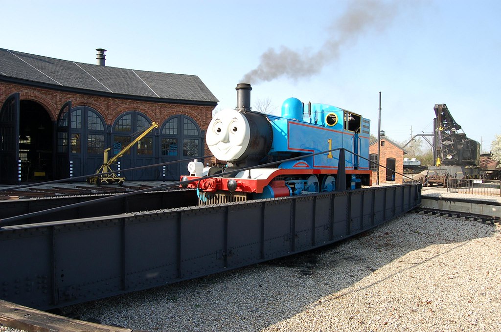 Thomas the Tank Engine enters a Shed at Greenfield Village… | Flickr