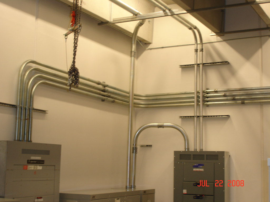 Conduit work in Transmitter Building Beaman Electric Flickr