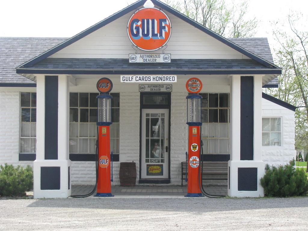 Restored Gulf Station Mt. Victory, Ohio State route 31 Muc… Flickr