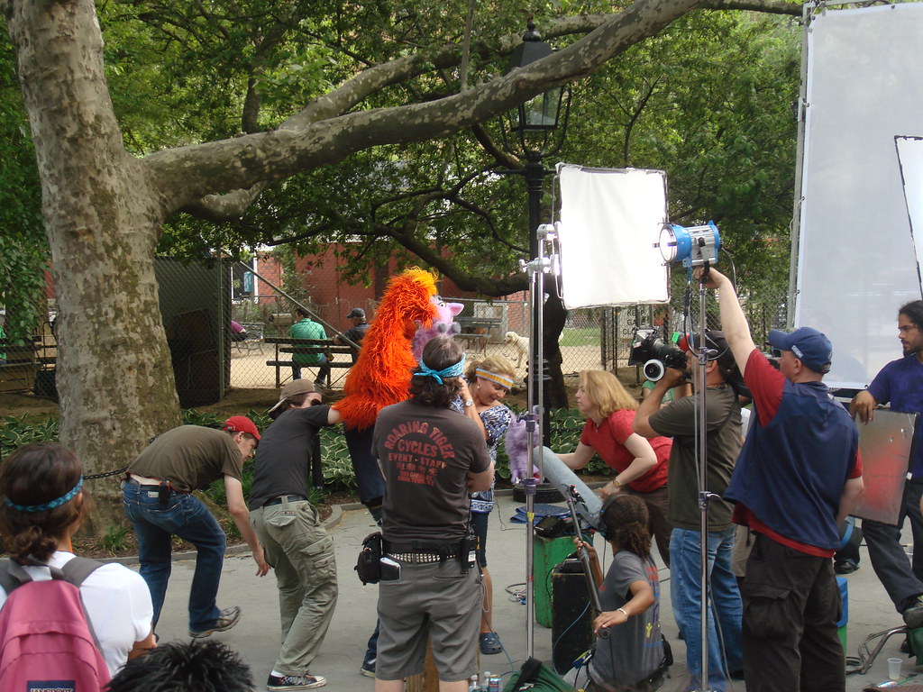 Sesame Street being filmed Sesame Street being filmed Flickr