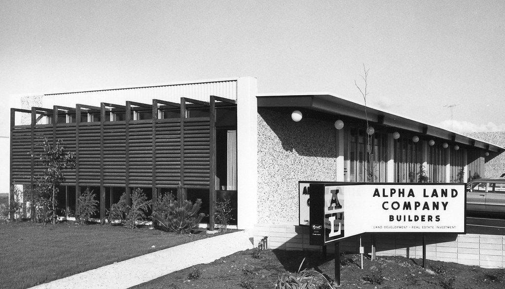 Alpha Land Company circa 1961 Alpha Land Company building,… Flickr