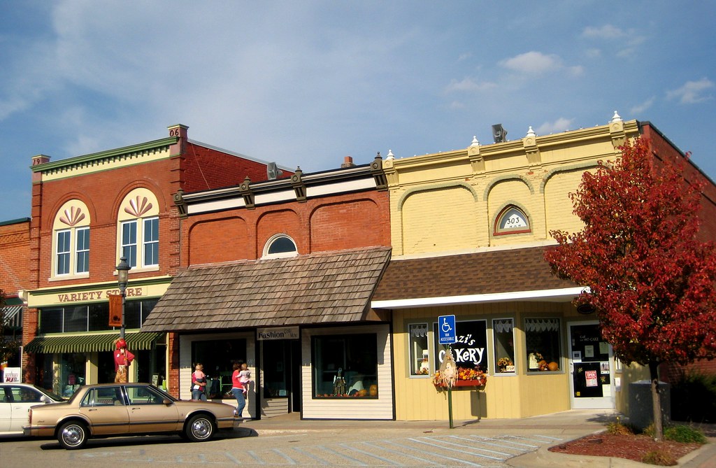 Main Street Buildings Downtown Coopersville, Michigan Flickr