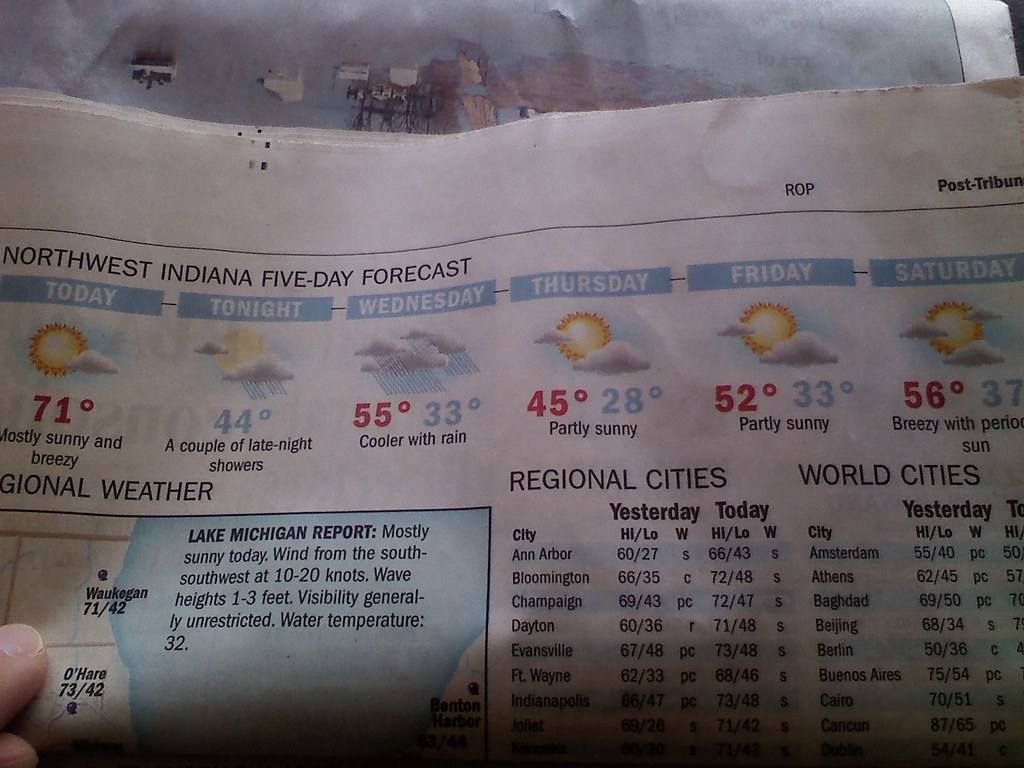 love Indiana...Warm, cold, cold, wet, cold, cold, and fina… Flickr