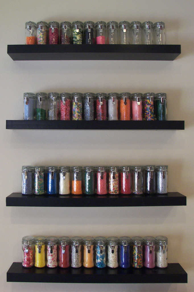 Cupcake and Cookie Sprinkle Storage My sprinkles were taki… Flickr