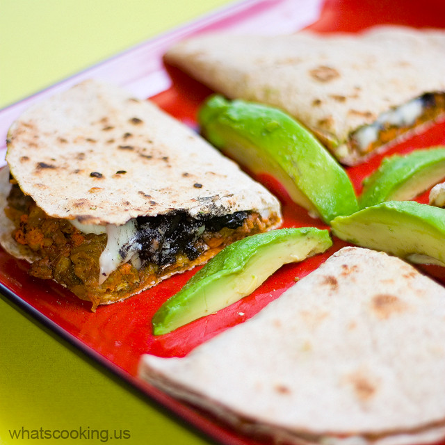 Quesadilla integral de flor de calabaza Delicious and heal… Flickr