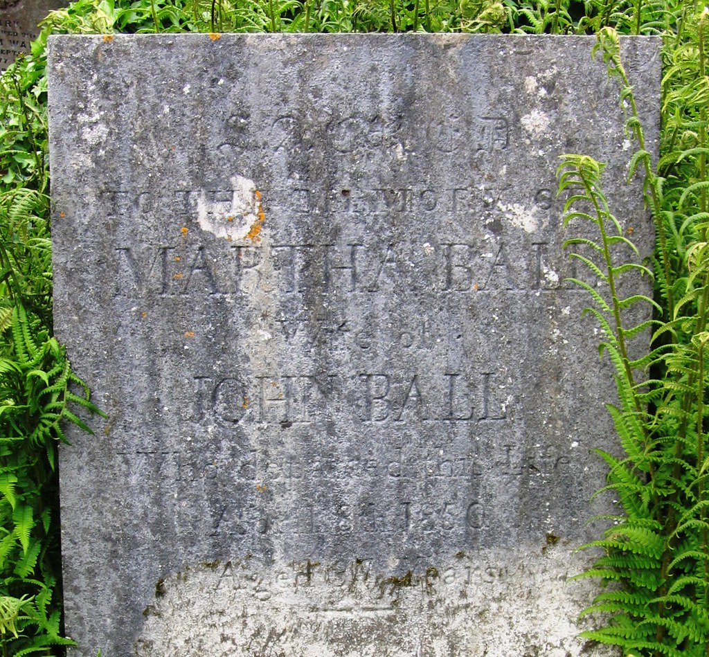 Ball, Martha Martha Ball (the wife of John Ball) died on 8… Flickr