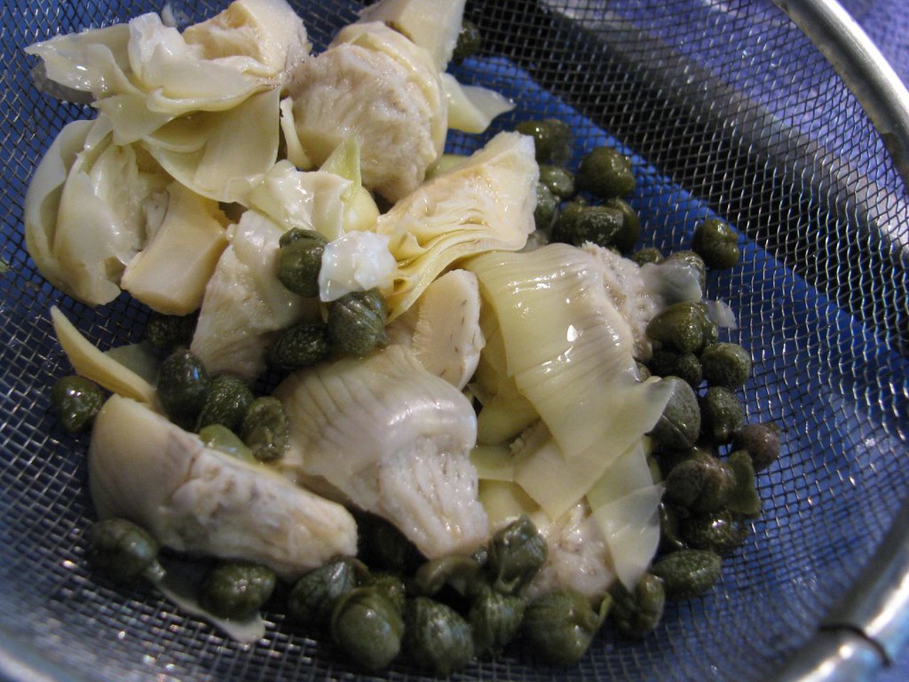 artichokes and capers Rhonda Flickr