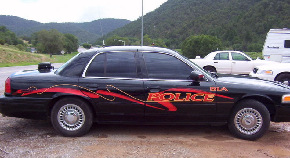 BIA Police Unit from Mescalero Agency Taken during the Flo… Flickr
