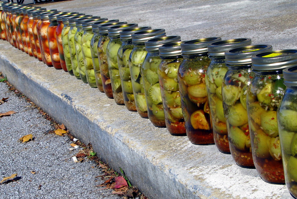 Jars One of the sellers at the Pulaski Farmers Market, hel… Flickr