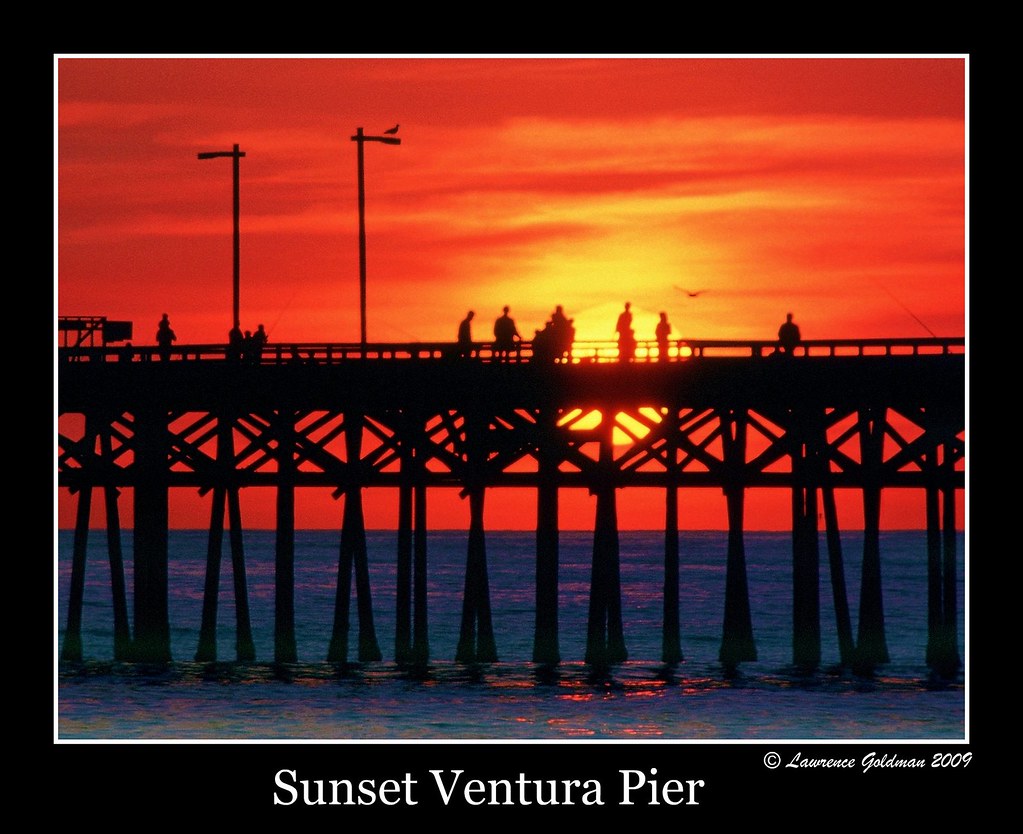 Watching the Sunset Ventura CA Pier Image Preservation Pro… Flickr
